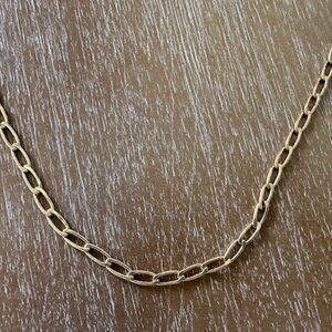 Kendra Scott Vintage Gold Paperclip Necklace